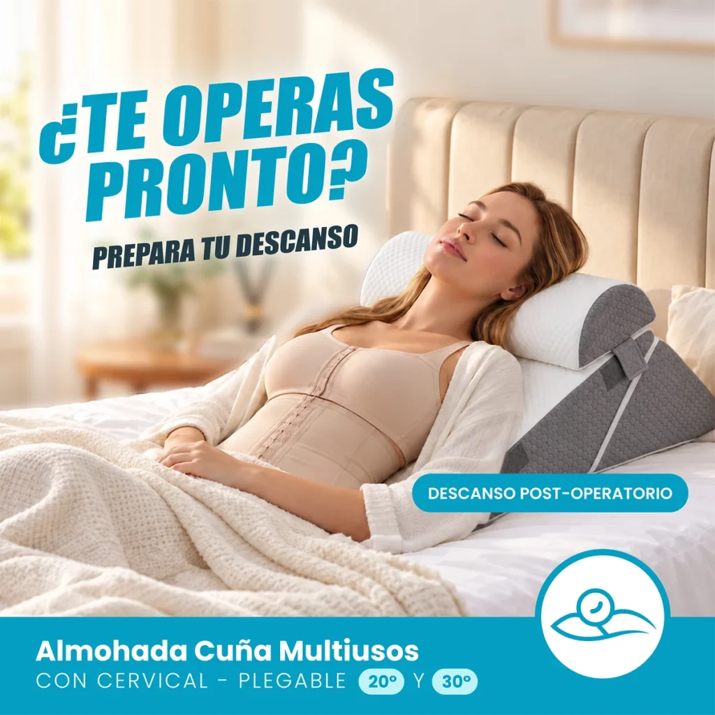 Almohada Cuña Multiusos con Cervical 20° y 30°